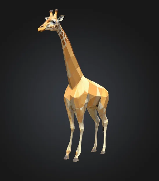 Mô hình Hươu Cao Cổ (Giraffe) thiết kế 3D nghệ thuật độc đáo - Image 1