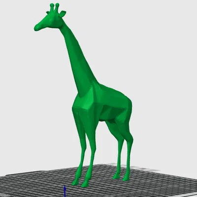 Mô hình Hươu Cao Cổ (Giraffe) thiết kế 3D nghệ thuật độc đáo