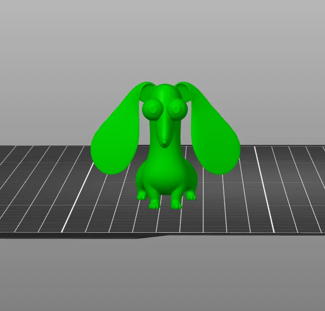 Mô hình 3D nhân vật Chó con phong cách đất sét kawaii - Image 3