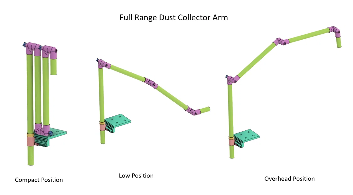 Tay Hút Bụi Linh Hoạt Cho Bàn Festool MFT - Image 1