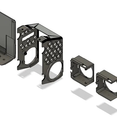 Nâng cấp vỏ quạt 4020 cho đầu đùn máy in Qidi Plus 4