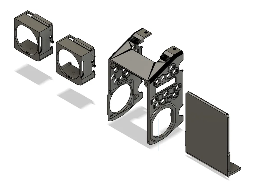 Nâng cấp vỏ quạt 4020 cho đầu đùn máy in Qidi Plus 4 - Image 9