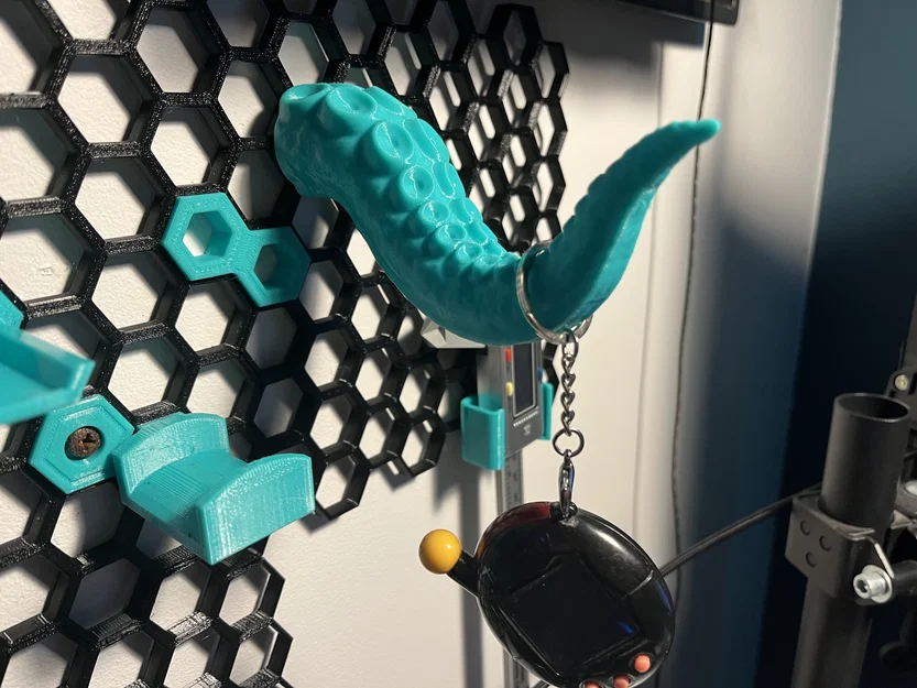 Móc treo 3D hình xúc tu độc đáo cho Honeycomb Storage Wall - Image 2