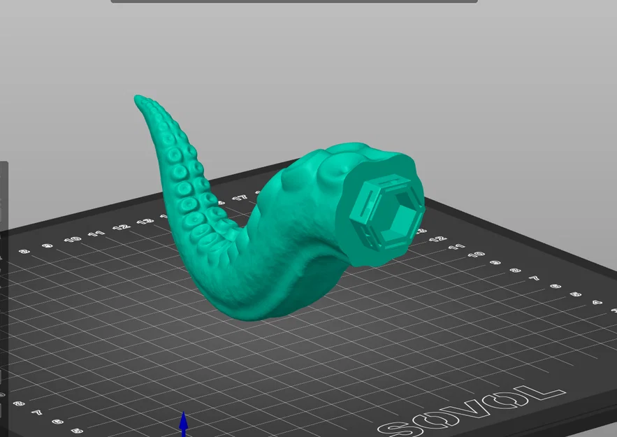 Móc treo 3D hình xúc tu độc đáo cho Honeycomb Storage Wall - Image 3