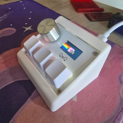 SayoDevice O3C - Bàn phím custom 3 nút kèm núm xoay