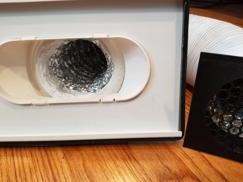 Adapter chuyển đổi ống 4 inch sang bộ thoát hơi cửa sổ máy lạnh 5 inch - Image 1