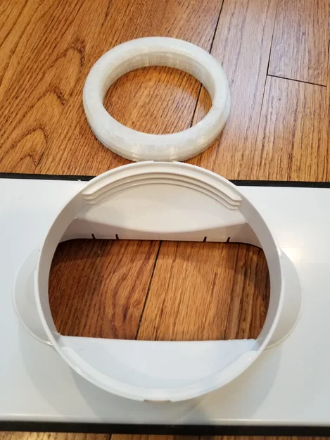 Adapter chuyển đổi ống 4 inch sang bộ thoát hơi cửa sổ máy lạnh 5 inch - Image 2