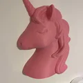 Mô hình trang trí treo tường hình Kỳ lân (Unicorn) dễ thương - Thumbnail 1