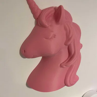 Mô hình trang trí treo tường hình Kỳ lân (Unicorn) dễ thương