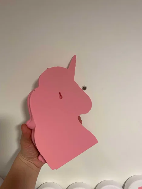 Mô hình trang trí treo tường hình Kỳ lân (Unicorn) dễ thương - Image 3