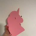 Mô hình trang trí treo tường hình Kỳ lân (Unicorn) dễ thương - Thumbnail 3