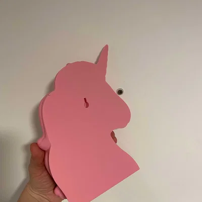 Mô hình trang trí treo tường hình Kỳ lân (Unicorn) dễ thương