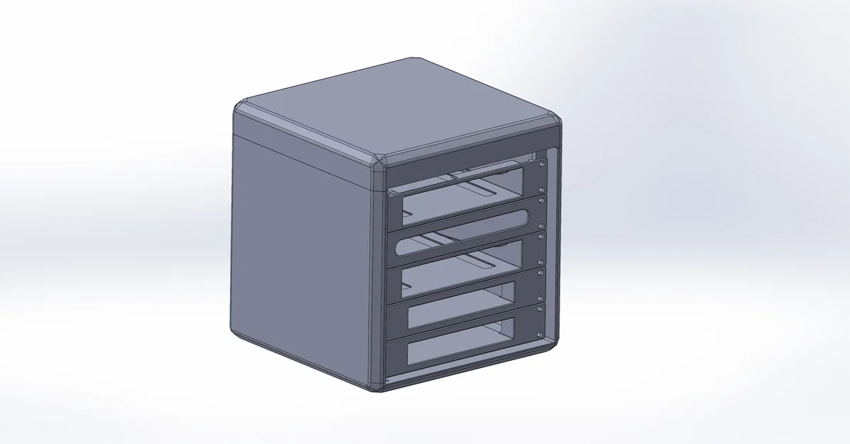 Tủ rack mạng mini 10 inch 5U - Image 1