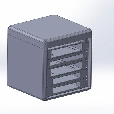 Tủ rack mạng mini 10 inch 5U