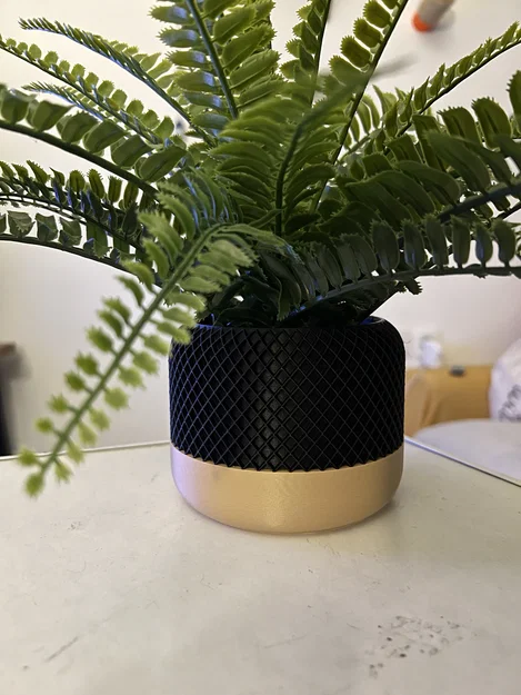 Chậu hoa họa tiết Waffle chất lượng cải tiến - Image 1