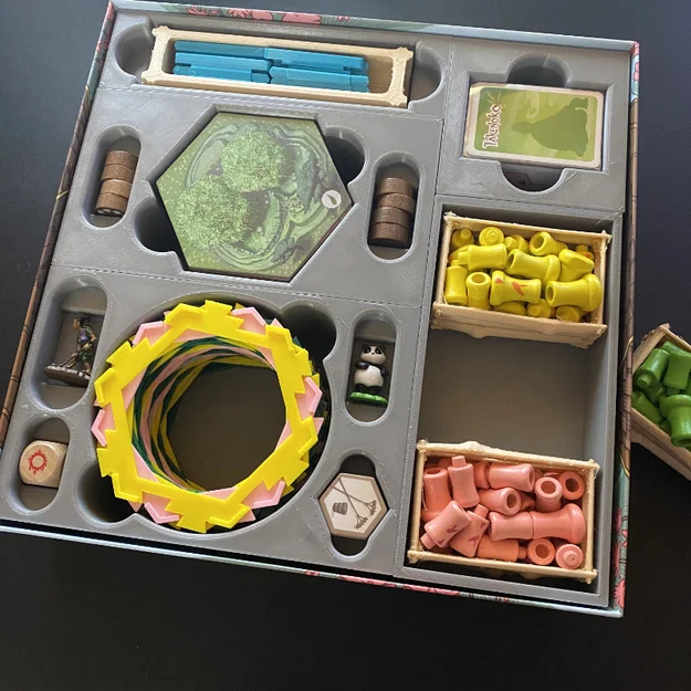 Bộ khay đựng (Insert/Organizer) cho game Takenoko - Image 1