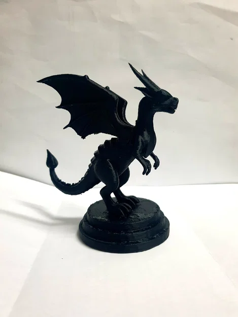 Tượng mô hình rồng (Drachen Büste) trang trí để bàn ấn tượng - Image 1