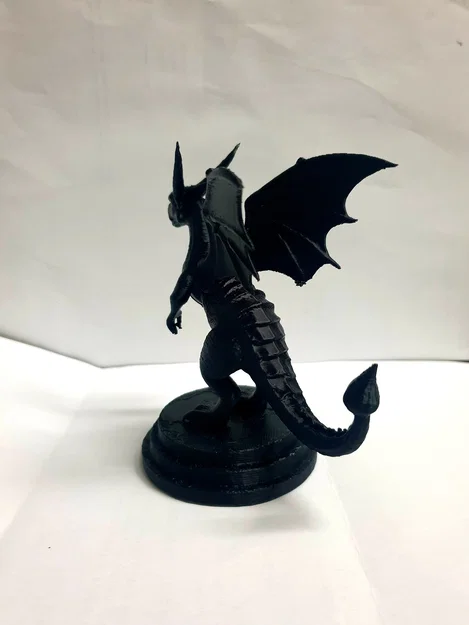 Tượng mô hình rồng (Drachen Büste) trang trí để bàn ấn tượng - Image 2