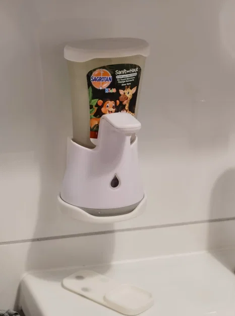 Kệ treo tường cho máy xịt xà phòng SAGROTAN/DETTOL no touch - Image 2
