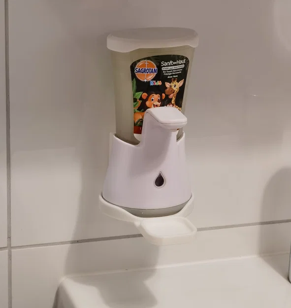 Kệ treo tường cho máy xịt xà phòng SAGROTAN/DETTOL no touch - Image 3