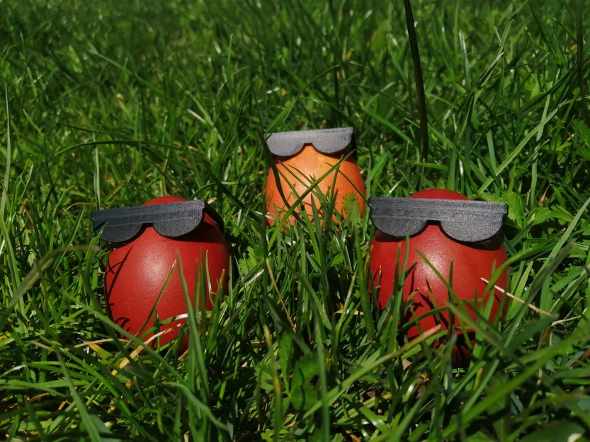 Kính mát siêu ngầu cho trứng Phục sinh - Phụ kiện trang trí 3D độc lạ - Image 2