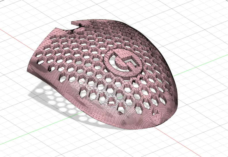 Nắp pin tổ ong cho chuột Logitech G305 (Honeycomb cover) - Image 1