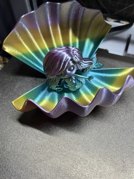 Nàng tiên cá khớp nối cùng vỏ sò (Articulated Mermaid with Shell) - Image 2