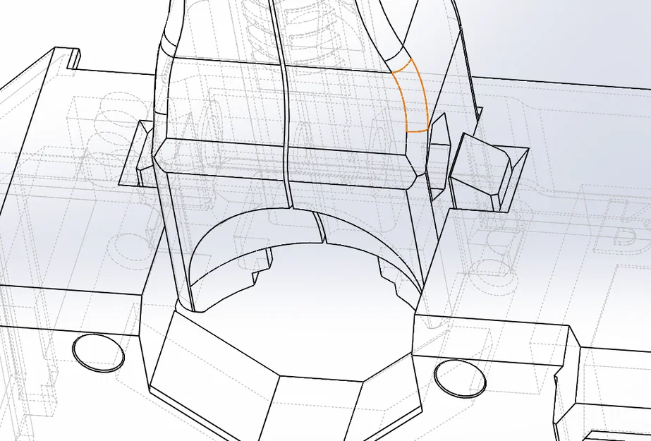 Giải pháp cố định đầu nối cáp cho Nextruder trên máy XL - Image 1