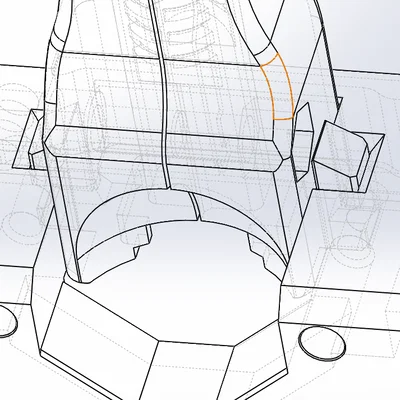 Giải pháp cố định đầu nối cáp cho Nextruder trên máy XL