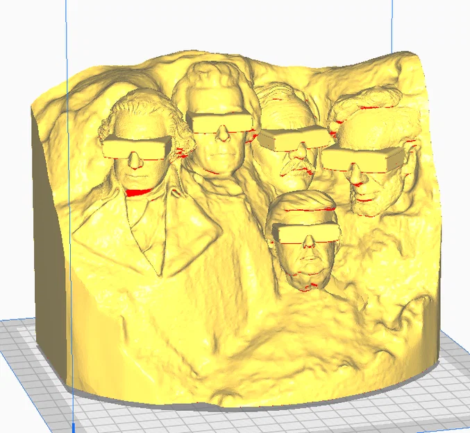 Mô hình núi Rushmore có Donald Trump in 3D - Image 3