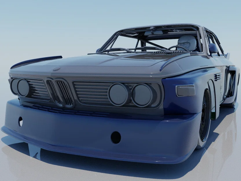 Bộ Racing Kit Độ Xe BMW 3.0 CSL E9 Tỉ Lệ 1/10 Đẹp Mắt - Image 4