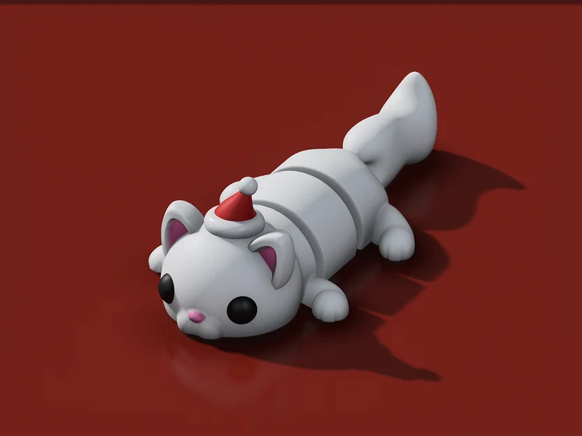 Mèo Giáng Sinh Khớp Nối Dễ Thương - Image 1