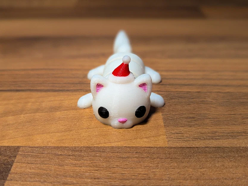 Mèo Giáng Sinh Khớp Nối Dễ Thương - Image 3