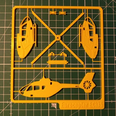 Mô hình Kit Card trực thăng Eurocopter EC135 / Airbus H135