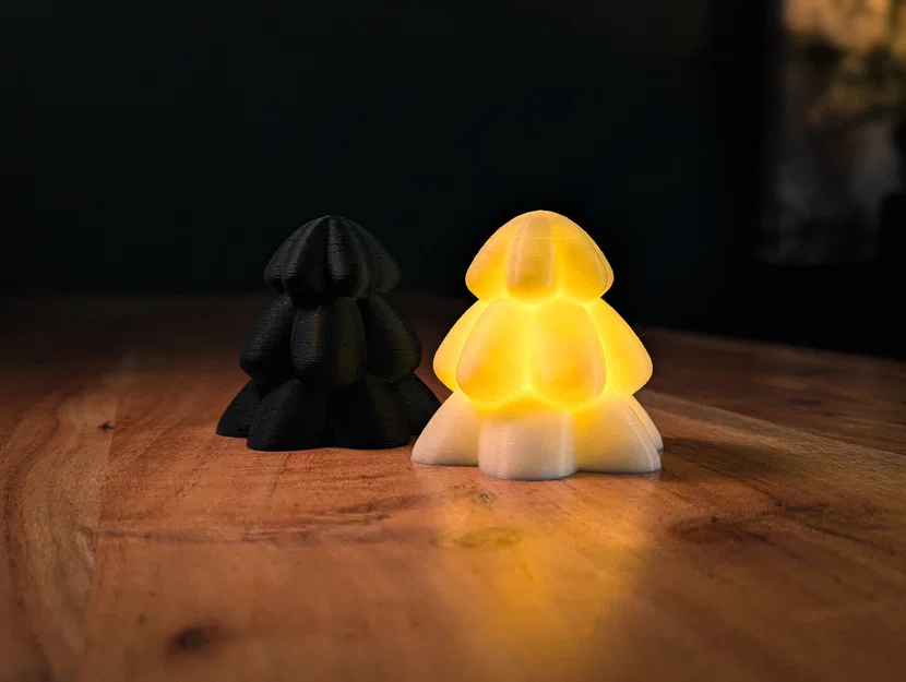 Đèn Cây Thông Noel (kèm lỗ cắm nến Tealight) - Image 1