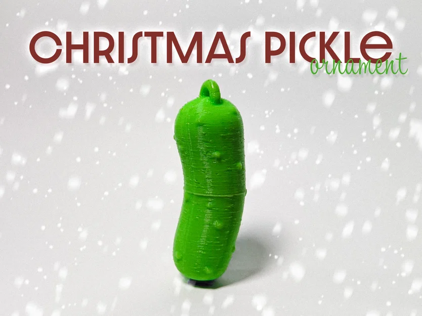 Đồ trang trí hình trái dưa chuột Giáng sinh (Christmas Pickle Ornament) - Image 1