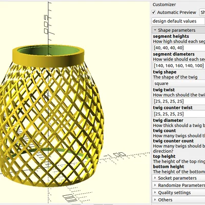 Bộ tạo chụp đèn LED năng lượng mặt trời tùy chỉnh (Customizable Solar LED Lamp Shade Generator)