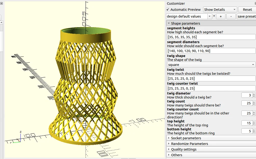 Bộ tạo chụp đèn LED năng lượng mặt trời tùy chỉnh (Customizable Solar LED Lamp Shade Generator) - Image 4