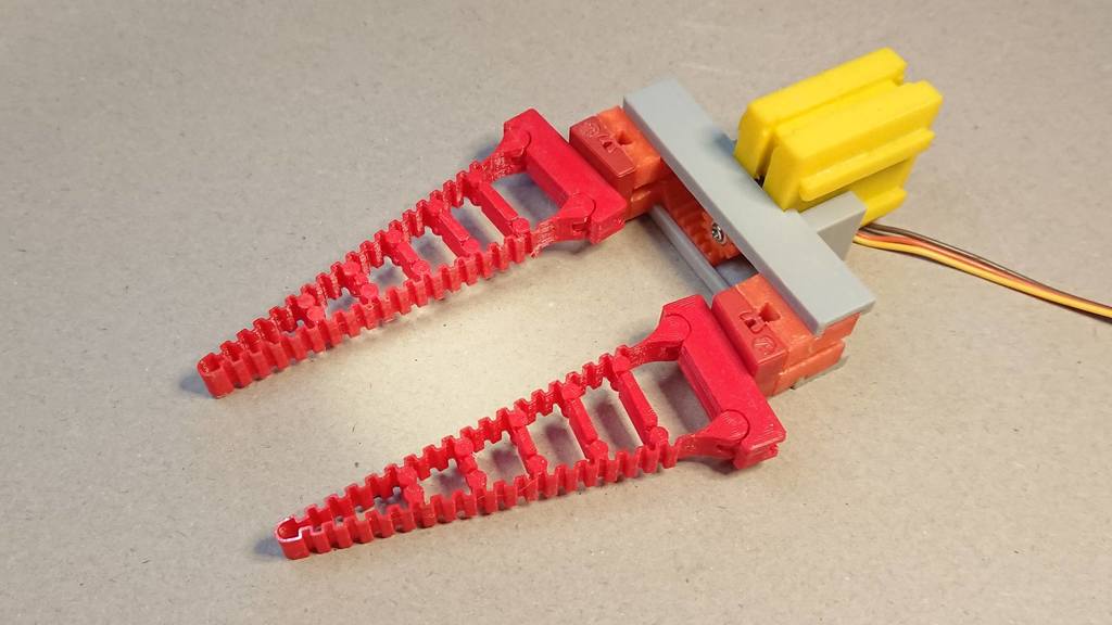 Tay kẹp Fin Ray in nguyên khối (Print-in-place) - Image 2