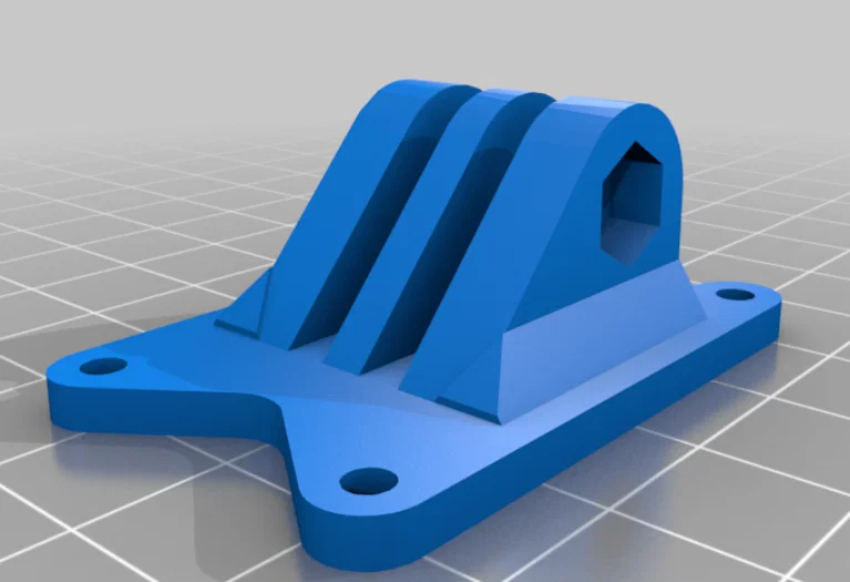 Ngàm gắn GoPro cho FPV Drone Apex 5 inch - Bền chắc, dễ in - Image 1