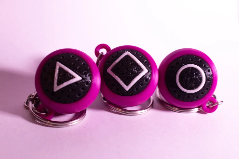 Móc khóa Squid Game độc đáo - Hướng dẫn in 3D chi tiết - Image 1