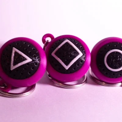 Móc khóa Squid Game độc đáo - Hướng dẫn in 3D chi tiết