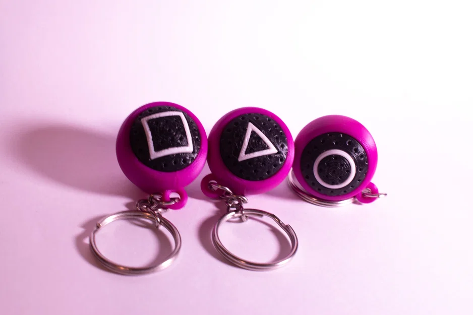 Móc khóa Squid Game độc đáo - Hướng dẫn in 3D chi tiết - Image 2