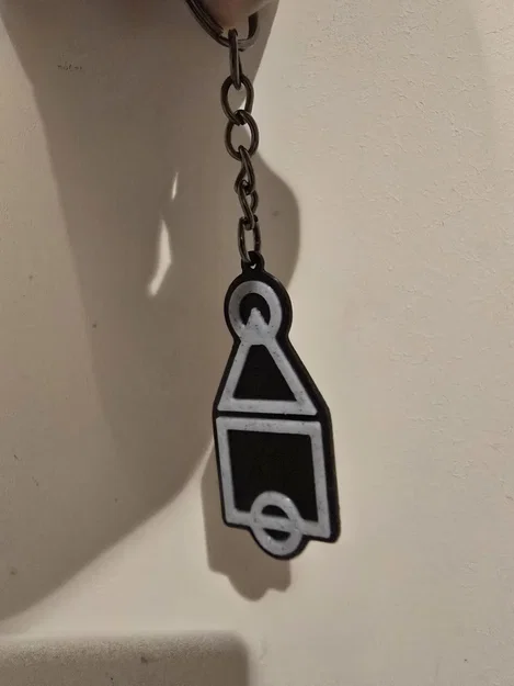 Móc khóa Squid Game: Mẫu in 3D đơn giản, nhanh chóng - Image 1