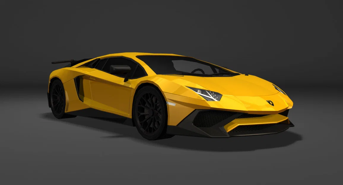 Mô hình siêu xe Lamborghini Aventador - File in 3D chất lượng cao - Image 1