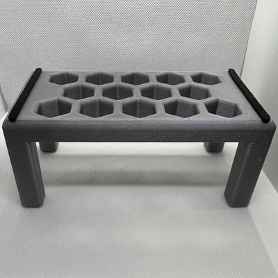 Kệ kê xe mô hình RC tỉ lệ 1/10 thiết kế tổ ong chắc chắn