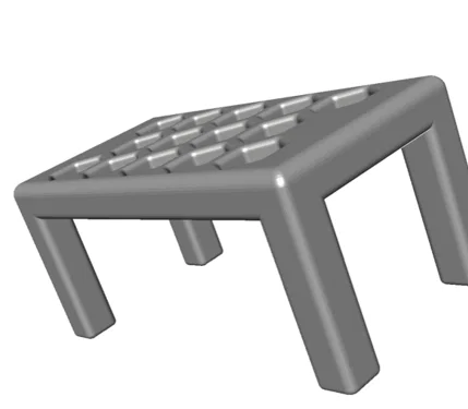 Kệ kê xe mô hình RC tỉ lệ 1/10 thiết kế tổ ong chắc chắn - Image 2