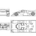 Mô hình 3D Porsche 962 Convertible phong cách LEGO lắp ráp cực đơn giản - Thumbnail 5