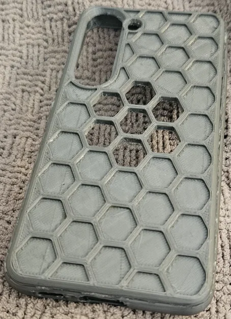 Ốp lưng Samsung Galaxy S23 họa tiết tổ ong linh hoạt - Image 2