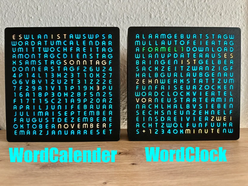 WordCalendar 16x16 - 2024: Lịch hiển thị bằng chữ độc đáo - Image 2